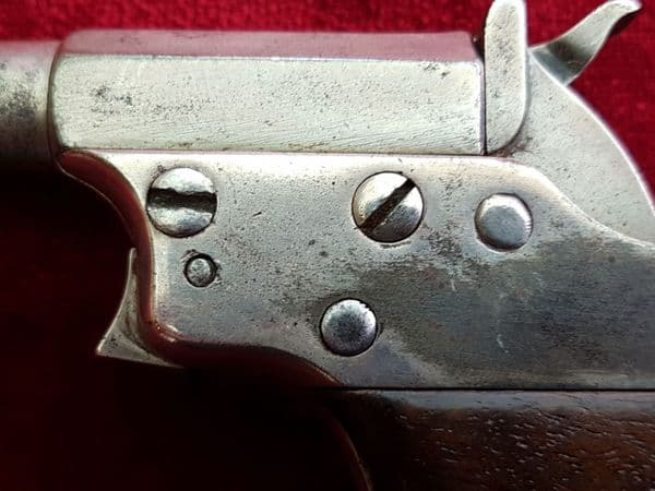 X X X  SOLD X X X Remington .41 rim-fire single shot derringer.  Good condition. Ref 9754.
